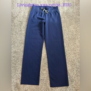 Women’s figs Livingston pants xxs petite navy blue